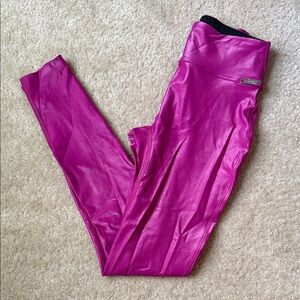 Bombshell Sportswear Shiny Pink Leggings